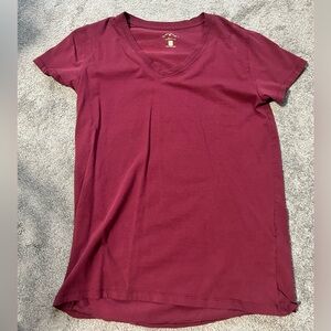 Red V-Neck tshirt